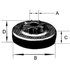 Promo ???? MCCULLOCH MC444J8X - Pignon De Chaine 325" 8 Dents Pour Tronconneuse MAC CULLOCH ???? -MCCULLOCH Soldes 10400784 3