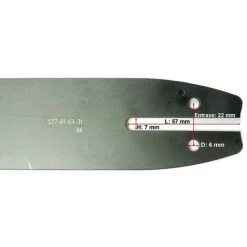 Sortie ???? MCCULLOCH Guide Chaine Tronçonneuse Mc Culloch 40cm 3/8LP 050 55 Dents ???? -MCCULLOCH Soldes 11011065 3