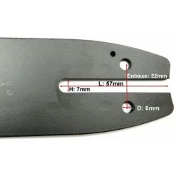 Meilleure affaire ???? MCCULLOCH Guide Chaine Tronconneuse Mc Culloch 45cm 3/8LP 050 60 Dents ???? -MCCULLOCH Soldes 11014551 3