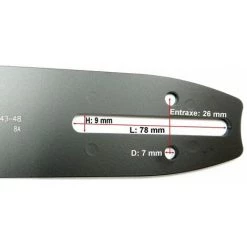 Grosses soldes ???? MCCULLOCH Guide Chaine Mc Culloch / Poulan / Partner 45 Cm 3/8LP 050 62 Dents ✨ -MCCULLOCH Soldes 11014552 3