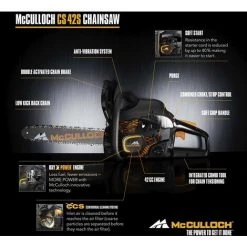 Top 10 ✨ McCulloch Tronçonneuse Thermique Soft Start - Chaîne 14" - CS 32S ✔️ -MCCULLOCH Soldes 11793998 4