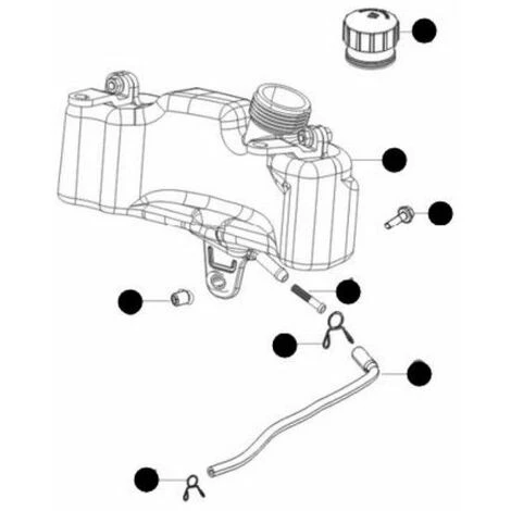 Meilleur prix ???? MCCULLOCH Réservoir Essence Tondeuse Mc Culloch RV150 ???? 1 Meilleur prix ???? MCCULLOCH Réservoir Essence Tondeuse Mc Culloch RV150 ????