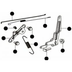 Meilleur prix ???? MCCULLOCH Kit Ressort Régulateur Moteur Tondeuse Mc Culloch ????