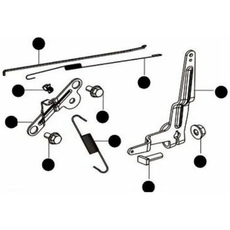 Meilleur prix ???? MCCULLOCH Kit Ressort Régulateur Moteur Tondeuse Mc Culloch ???? 1 Meilleur prix ???? MCCULLOCH Kit Ressort Régulateur Moteur Tondeuse Mc Culloch ????